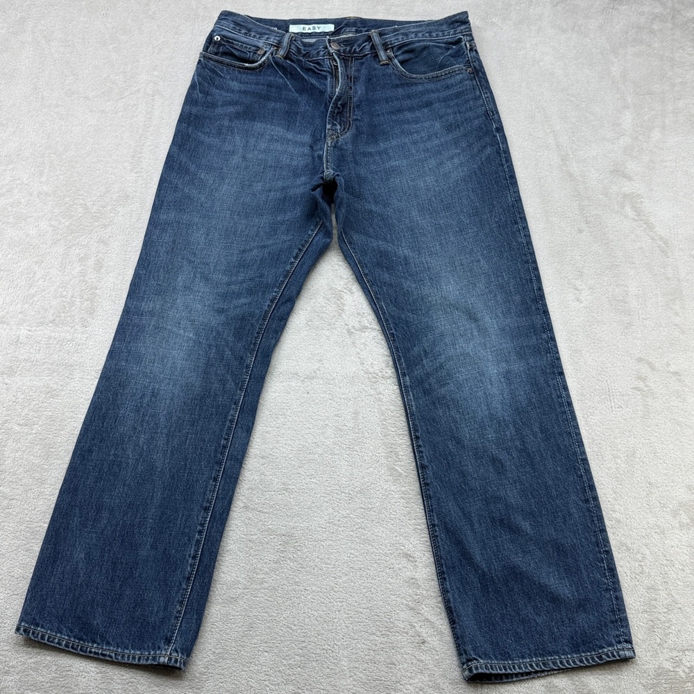 Vintage Gap 1969 Easy Jeans Mens 32x30 Blue Straight Leg Denim 100% Cotton